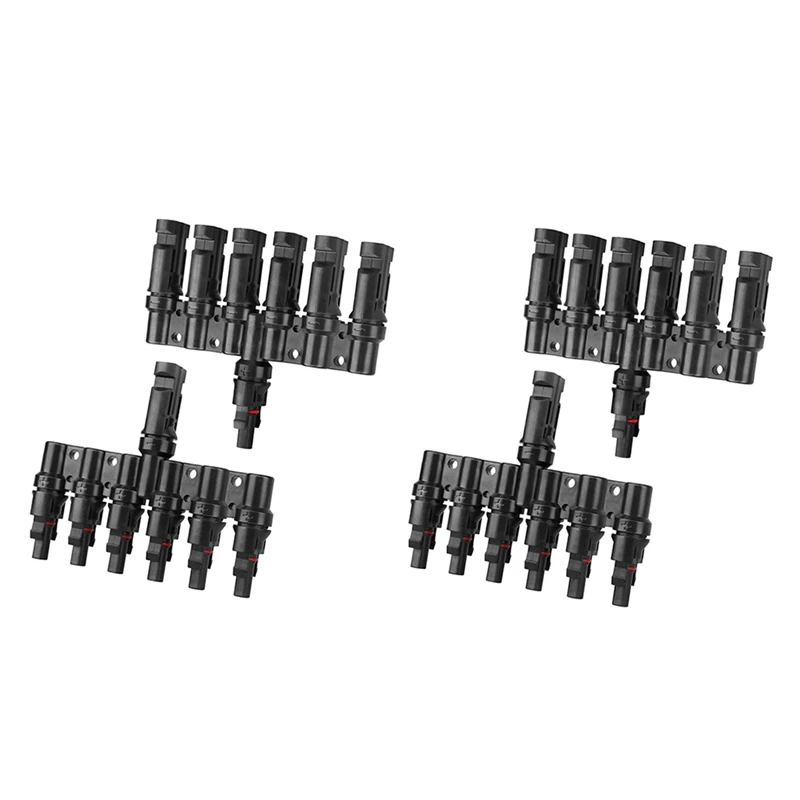2 Pair 6 To 1 T Branch Connector Solar Panel Connectors Cable Splitter Coupler Solar Cable Connectors For RV
2 Pair 6 To 1 T Branch Connector Solar Panel Connectors Cable Splitter Coupler Solar Cable Connectors For RV