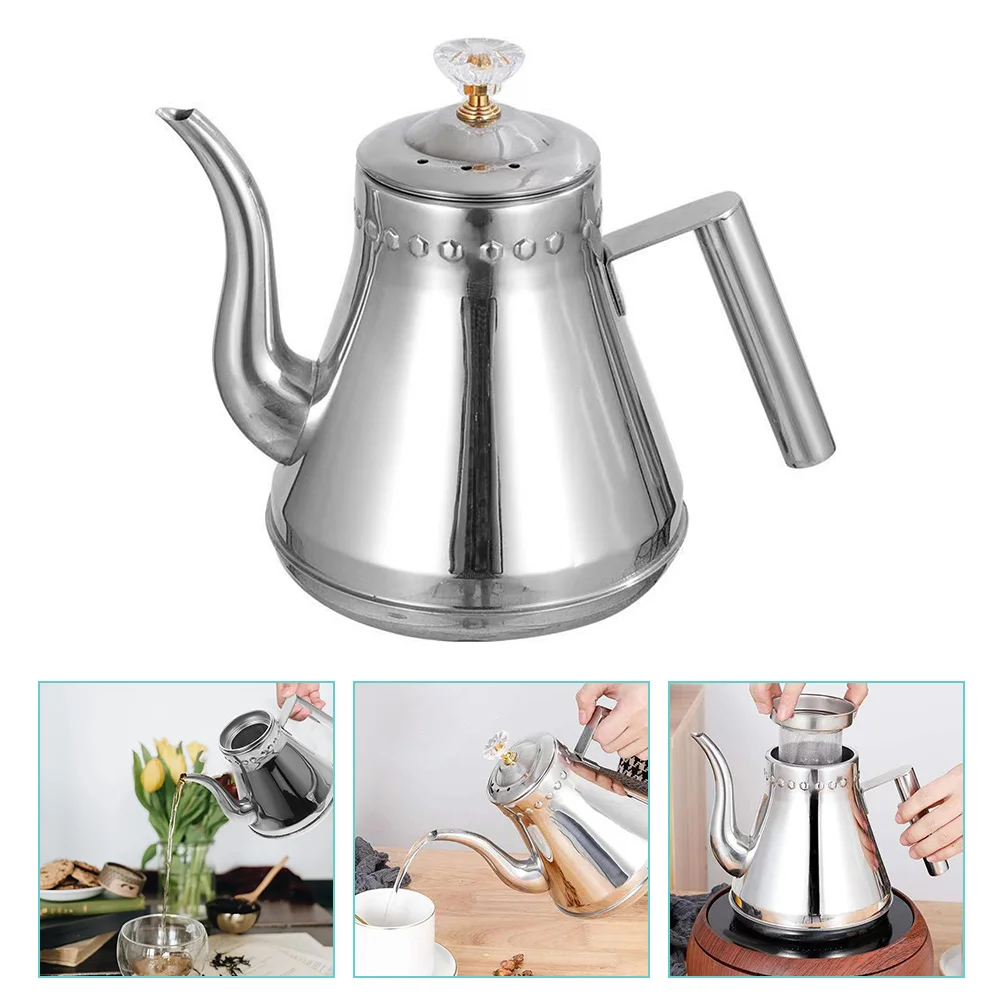 Kettle Tea Teapot Pot Water Stainless Steel Coffee Boiling Infuser Stove Loose Stovetop Over Pour Maker Infusers Gas Whistling
Kettle Tea Teapot Pot Water Stainless Steel Coffee Boiling Infuser Stove Loose Stovetop Over Pour Maker Infusers Gas Whistling