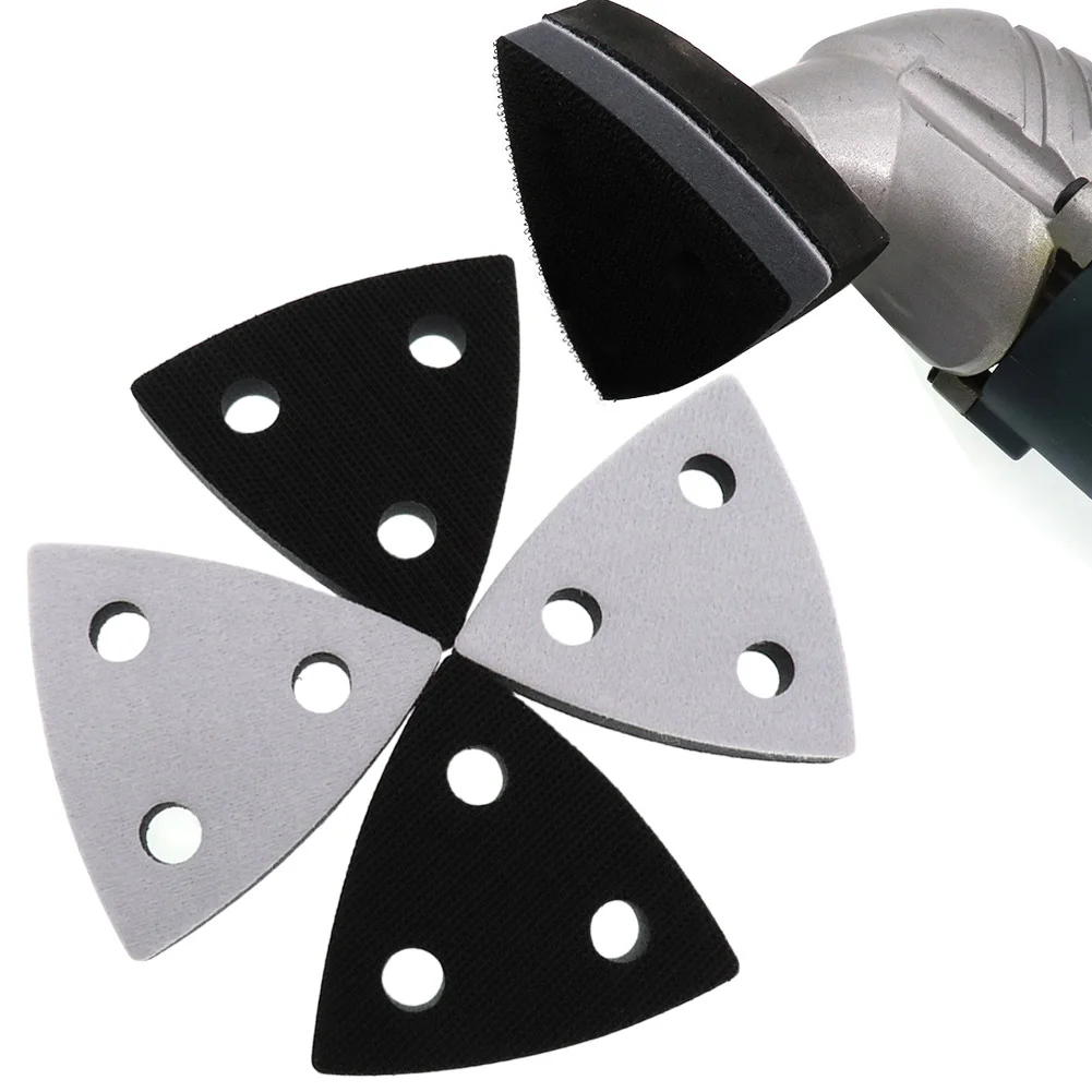 Backing Pad 80x80x80mm Triangle 3Hole Backing Pad 12mm Soft Interface Pad Sponge Hook & Loop Sanding Pad
Backing Pad 80x80x80mm Triangle 3Hole Backing Pad 12mm Soft Interface Pad Sponge Hook & Loop Sanding Pad