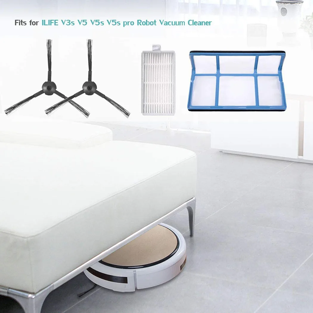 Suitable For ILIFE ZACO V3s V5 V5s V5s Pro Medion MD16192 MD18500 MD18501 MD18600 Accessories 1*primary Net+3*filter+6* Brush
Suitable For ILIFE ZACO V3s V5 V5s V5s Pro Medion MD16192 MD18500 MD18501 MD18600 Accessories 1*primary Net+3*filter+6* Brush