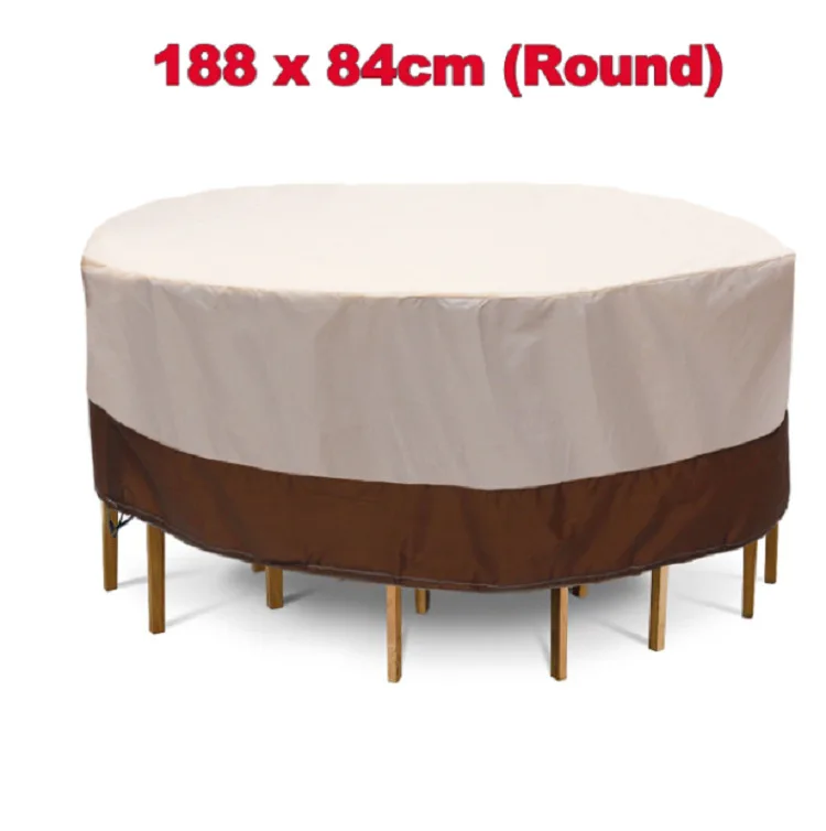 Outdoor Terrace Kitchen Living Room Furniture Round Table Ultralight Waterproof Sun Shade Cover Chair Bench Sofa Dust Covers
Outdoor Terrace Kitchen Living Room Furniture Round Table Ultralight Waterproof Sun Shade Cover Chair Bench Sofa Dust Covers