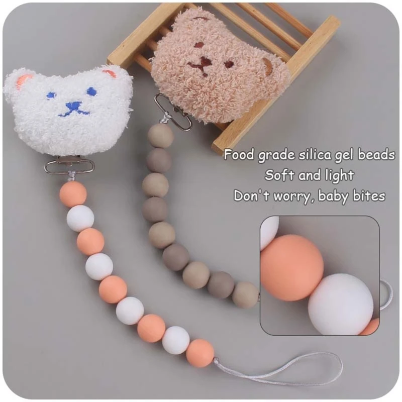 Cute Pacifier Clip for Girl Babies Cartoon Silicone Beads with Clip Chain Teething Toy Baby Newborn Shower Gift A2UB
Cute Pacifier Clip for Girl Babies Cartoon Silicone Beads with Clip Chain Teething Toy Baby Newborn Shower Gift A2UB