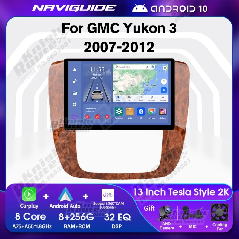 NAVIGUIDE 13'' 1920*1200P 2K Screen Car Radio For GMC Yukon 2008-2012 Android Navigation GPS Multimedia Player Carplay Headunit 
NAVIGUIDE 13'' 1920*1200P 2K Screen Car Radio For GMC Yukon 2008-2012 Android Navigation GPS Multimedia Player Carplay Headunit