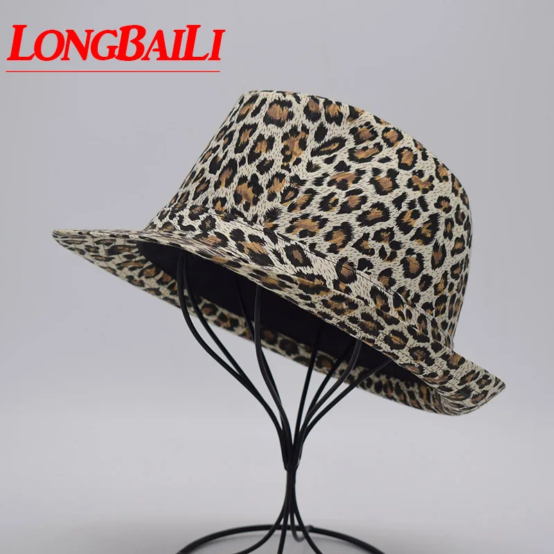 LongBaiLi Fashion Unisex Leopard Pattern Fedora Hats Chapeau Jazz Trillby Caps Headgear MEDB027
LongBaiLi Fashion Unisex Leopard Pattern Fedora Hats Chapeau Jazz Trillby Caps Headgear MEDB027