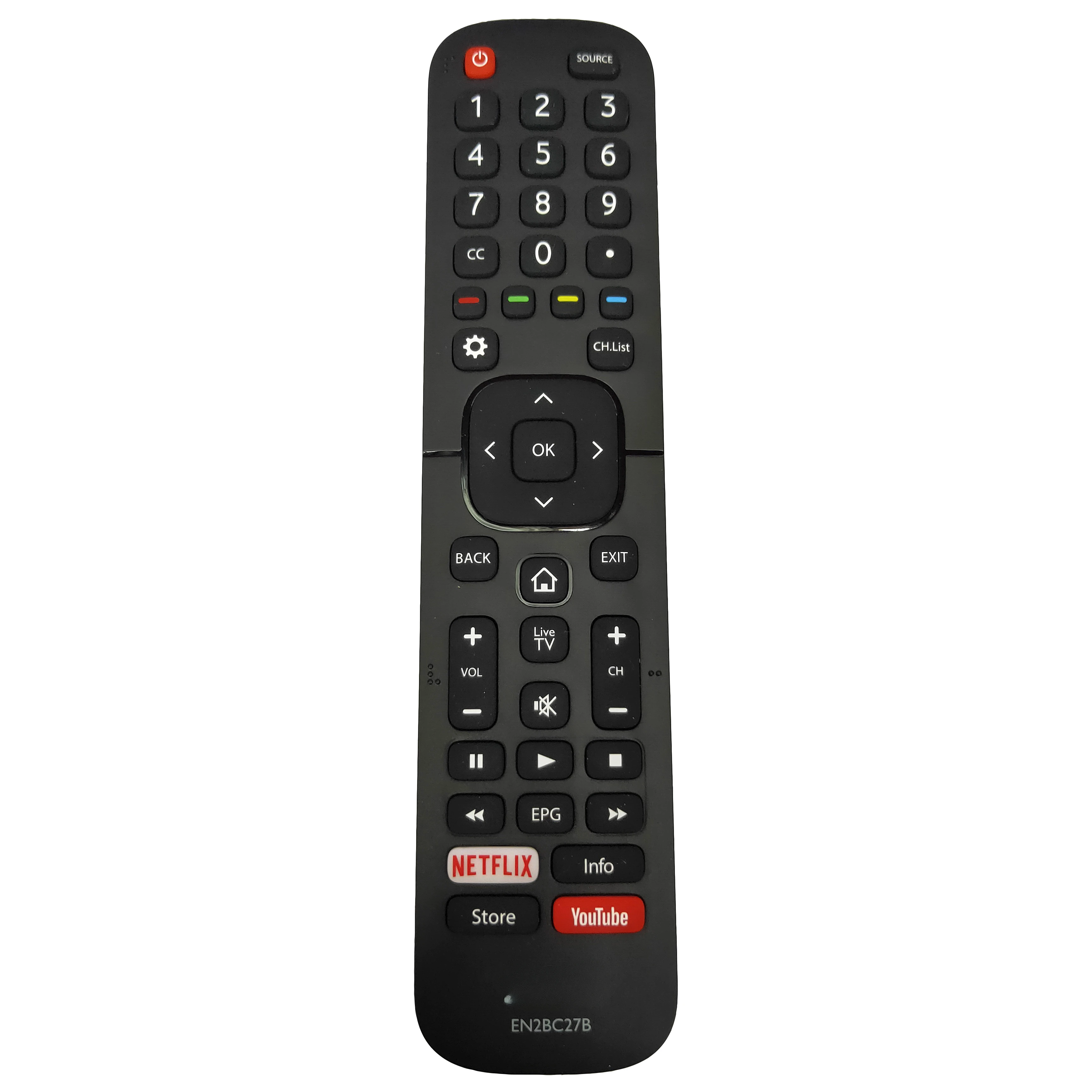 

Original For BGH TV Remote Control EN2BC27B With Netflix YouTube Fernbedienung