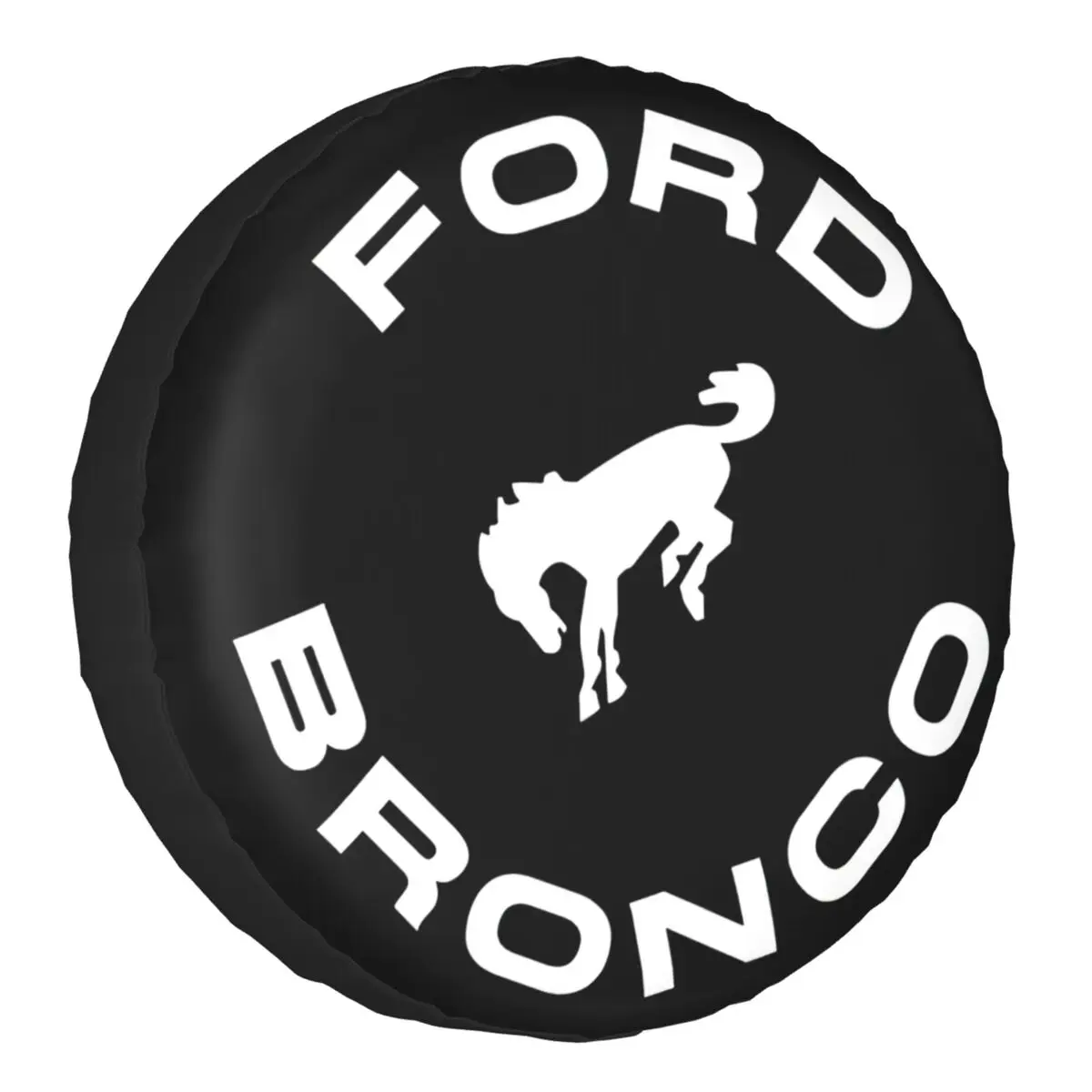 

Custom Spare Tire Cover Universal for Ford Bronco Pajero Jeep RV SUV Trailer Car Wheel Protector Covers 14" 15" 16" 17" Inch