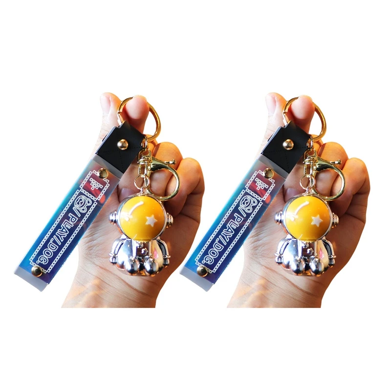 2 Cartoon Cute Space Astronaut Rocket Planet Key Chain Spaceman Key Ring Male and Female Anime Car Accessories
2 Cartoon Cute Space Astronaut Rocket Planet Key Chain Spaceman Key Ring Male and Female Anime Car Accessories