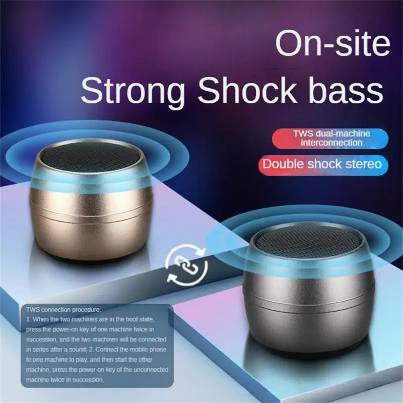 New Metal Wireless Bluetooth Speaker Subwoofer Portable Outdoor Audio Mini Mobile Phone Subwoofer Audio Portable Music Sound Box
New Metal Wireless Bluetooth Speaker Subwoofer Portable Outdoor Audio Mini Mobile Phone Subwoofer Audio Portable Music Sound Box