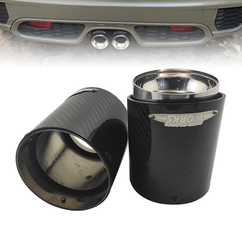 Car exhaust pipe is suitable for small mini 7.6cm silver carbon fiber stainless steel muffler tail throat decoration tail pipe
Car exhaust pipe is suitable for small mini 7.6cm silver carbon fiber stainless steel muffler tail throat decoration tail pipe