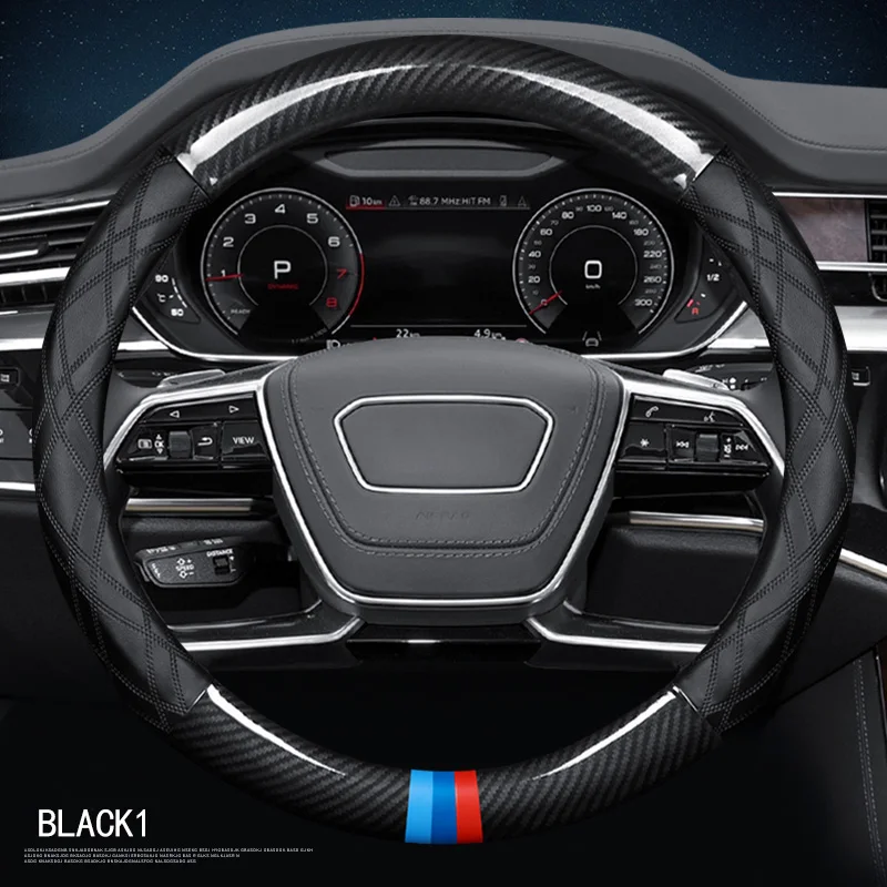 Carbon Fibre+Suede Leather Car Steering Wheel Cover For BMW F87 M2 F80 M3 F82 M4 M5 F12 F13 M6 F85 X5 M F86 F33 X6 M F30 M Sport
Carbon Fibre+Suede Leather Car Steering Wheel Cover For BMW F87 M2 F80 M3 F82 M4 M5 F12 F13 M6 F85 X5 M F86 F33 X6 M F30 M Sport