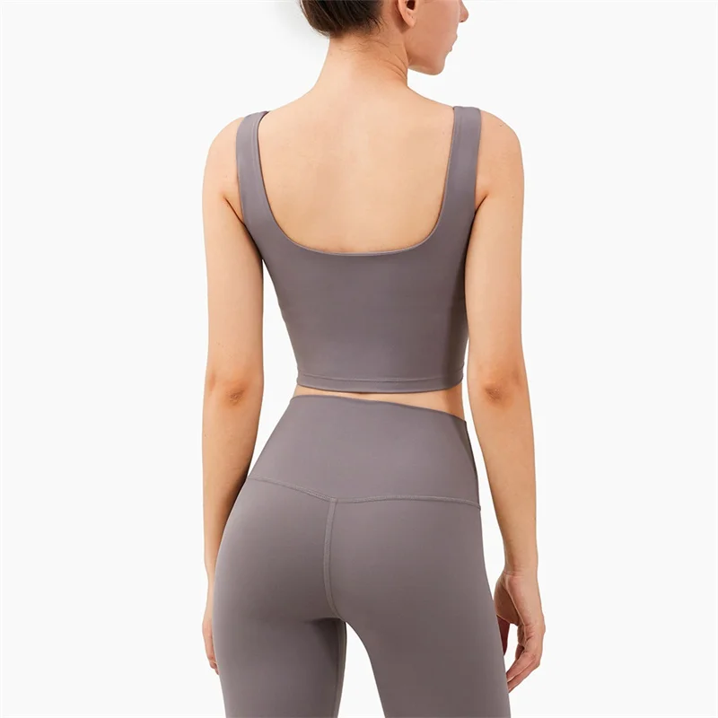 Women's Fitness Sports Bra Deep U Beauty Back Broadband Shoulder Yoga Tank Top Bra Running Gym Training Underwear Free Shipping
Women's Fitness Sports Bra Deep U Beauty Back Broadband Shoulder Yoga Tank Top Bra Running Gym Training Underwear Free Shipping