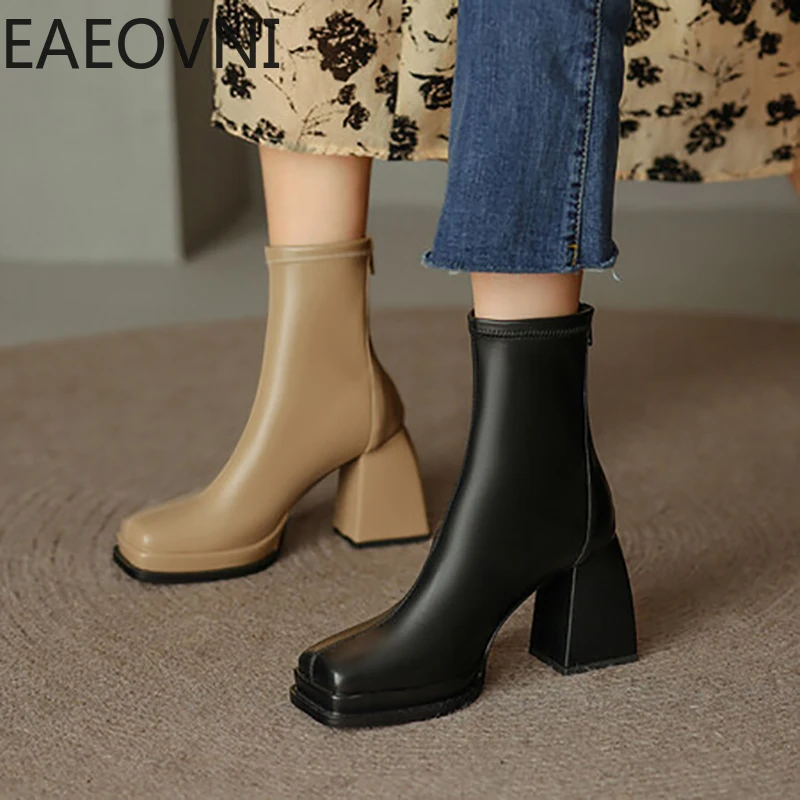 Sexy High Heel Ankle Boots Women Fashion High Quality Leather Zippesr Shoes Ladies Elegant Short Botas
Sexy High Heel Ankle Boots Women Fashion High Quality Leather Zippesr Shoes Ladies Elegant Short Botas