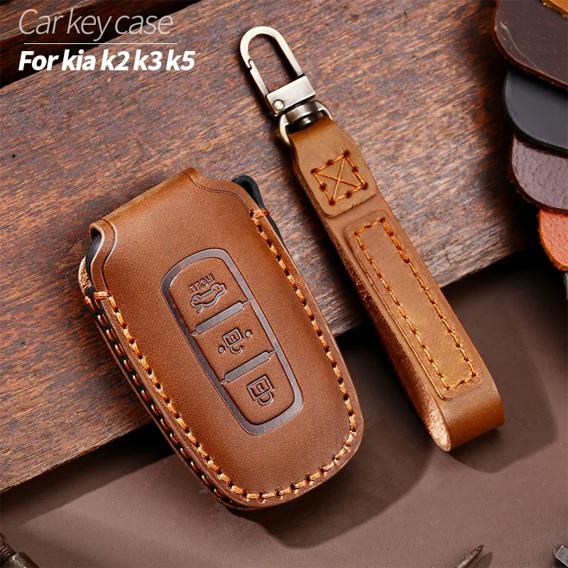 Top Layer Leather Car Key Case Shell Cover For Kia k2 k3 k5 Interior Accessories Retro Style Cowhide Bag Fashionable
Top Layer Leather Car Key Case Shell Cover For Kia k2 k3 k5 Interior Accessories Retro Style Cowhide Bag Fashionable