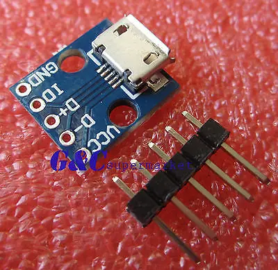 5 шт., разъем MICRO USB Для DIP 5-контактного разъема 2,54 мм, Тип micro USB, электроника «сделай сам»
5 шт., разъем MICRO USB Для DIP 5-контактного разъема 2,54 мм, Тип micro USB, электроника «сделай сам»
