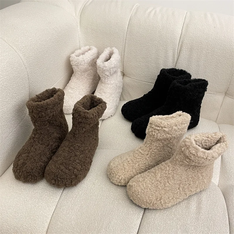 Boots Boots-Women Winter Footwear Plush Shoes Round Toe Low 2023 Rubber Mid-Calf Fur Mid Calf Autumn Ladies Hoof Heels Slip-On
Boots Boots-Women Winter Footwear Plush Shoes Round Toe Low 2023 Rubber Mid-Calf Fur Mid Calf Autumn Ladies Hoof Heels Slip-On