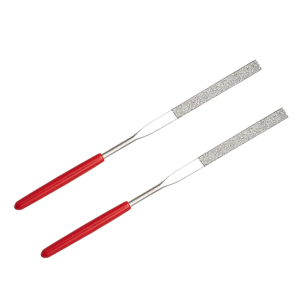 2pcs Diamond File Plastic Handle For Metal Stone Grinding Flat Diamond Needle File Wood Carving File Needle Jewelry Polishing
2pcs Diamond File Plastic Handle For Metal Stone Grinding Flat Diamond Needle File Wood Carving File Needle Jewelry Polishing