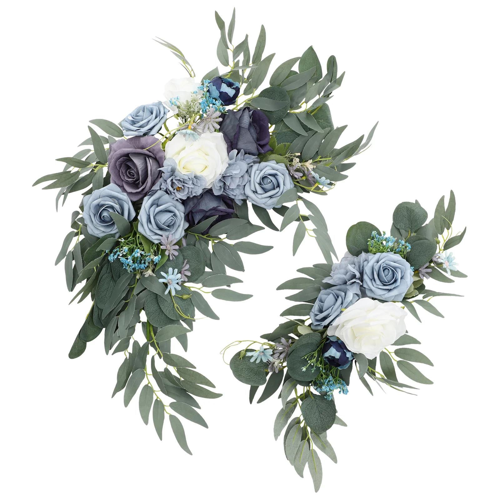 Artificial Wedding Arch Flowers: 2Pcs Roses Bouquet Ceremony Floral Arrangement for Centerpieces Arrangements Party
Artificial Wedding Arch Flowers: 2Pcs Roses Bouquet Ceremony Floral Arrangement for Centerpieces Arrangements Party