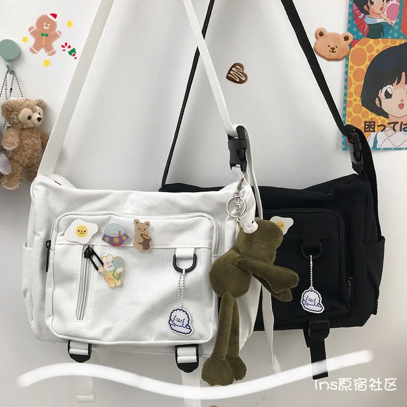 Women Canvas Handbags Shoulder Bag Large Capacity Crossbody Bags for Teenager Girl Schoolbag Men Messenger Bag Pouch Bolsas Sac
Women Canvas Handbags Shoulder Bag Large Capacity Crossbody Bags for Teenager Girl Schoolbag Men Messenger Bag Pouch Bolsas Sac