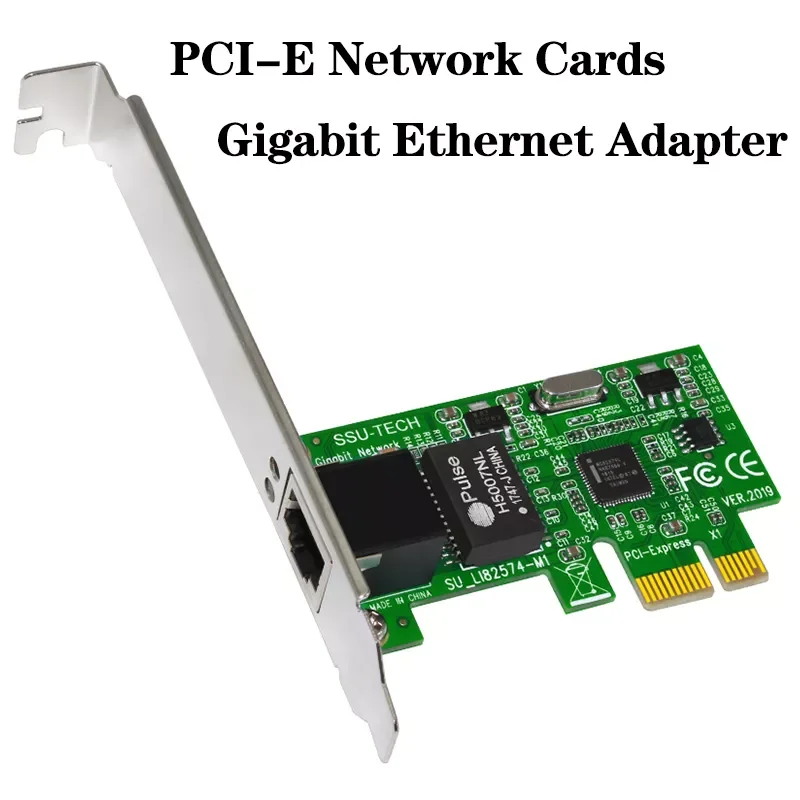 NEW 1000Mbps Gigabit Ethernet PCI Express PCI-E Network Card 10/100/1000M RJ-45 LAN Adapter Converter Network Controller new
NEW 1000Mbps Gigabit Ethernet PCI Express PCI-E Network Card 10/100/1000M RJ-45 LAN Adapter Converter Network Controller new