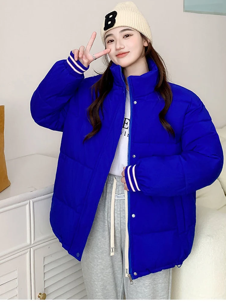 KBAT 2022 Winter Warm Women Parka Baseball Jackets Casual Basic Coat Loose Cotton Padded Jacket Puffer Parkas Women Outwears
KBAT 2022 Winter Warm Women Parka Baseball Jackets Casual Basic Coat Loose Cotton Padded Jacket Puffer Parkas Women Outwears