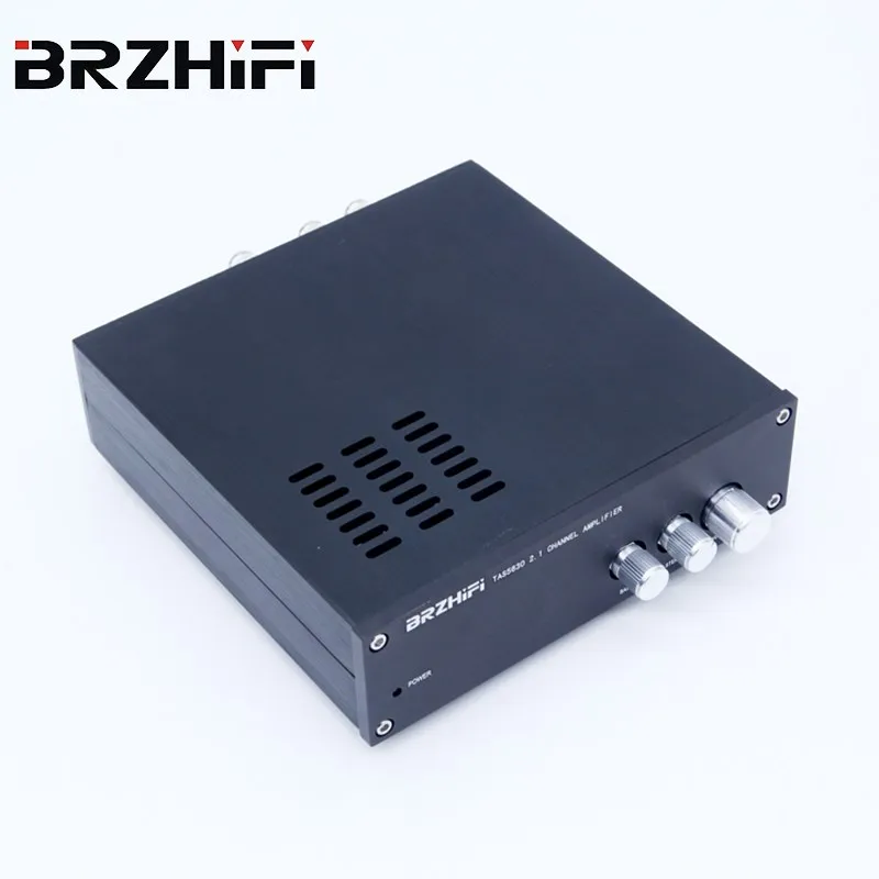 BRZHIFI SL1 TAS5630 2.1 Channel Digital Power Amplifier Home Audio Amplificador 150W*2 300W*1 Stereo HiFi Amplificateur Black
BRZHIFI SL1 TAS5630 2.1 Channel Digital Power Amplifier Home Audio Amplificador 150W*2 300W*1 Stereo HiFi Amplificateur Black