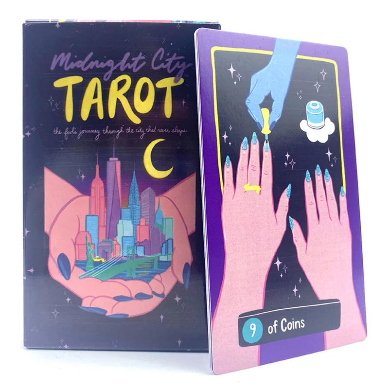 Midnight City Tarot Cards Prophecy Divination Family Party Board Game Card Beginner Cards Fortune Telling Game Tarot Decks Cards
Midnight City Tarot Cards Prophecy Divination Family Party Board Game Card Beginner Cards Fortune Telling Game Tarot Decks Cards