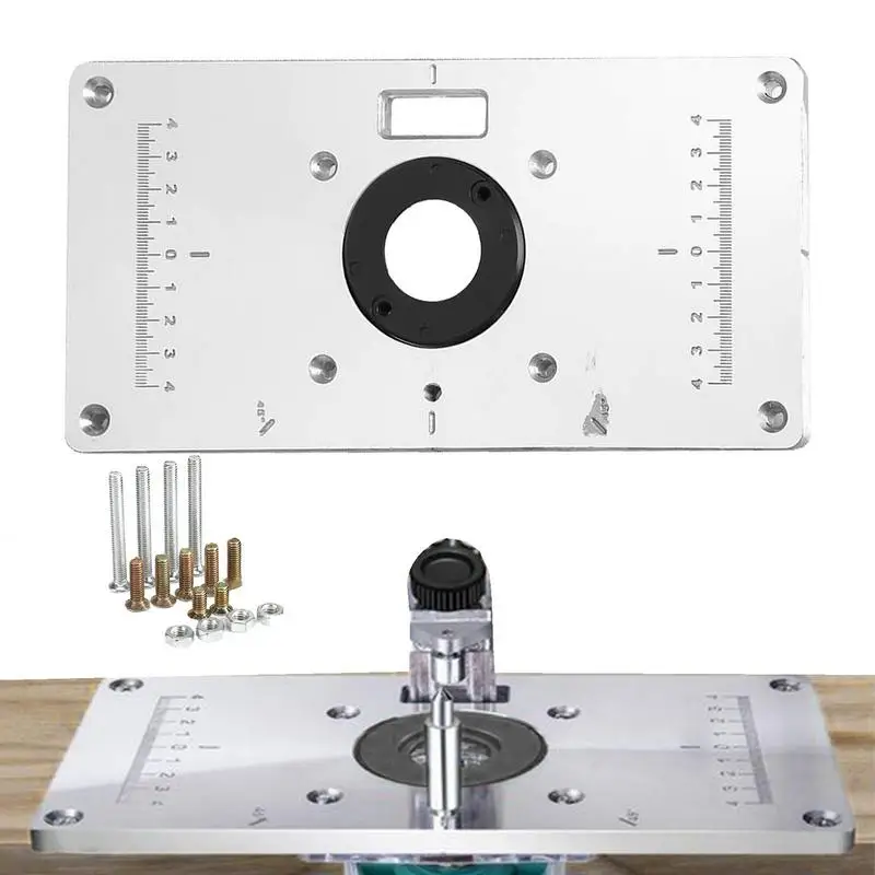 Router Table Insert Plate Multifunctional Precision Aluminum Router Table Insert Plate Router Templates Trimming Machine For A
Router Table Insert Plate Multifunctional Precision Aluminum Router Table Insert Plate Router Templates Trimming Machine For A