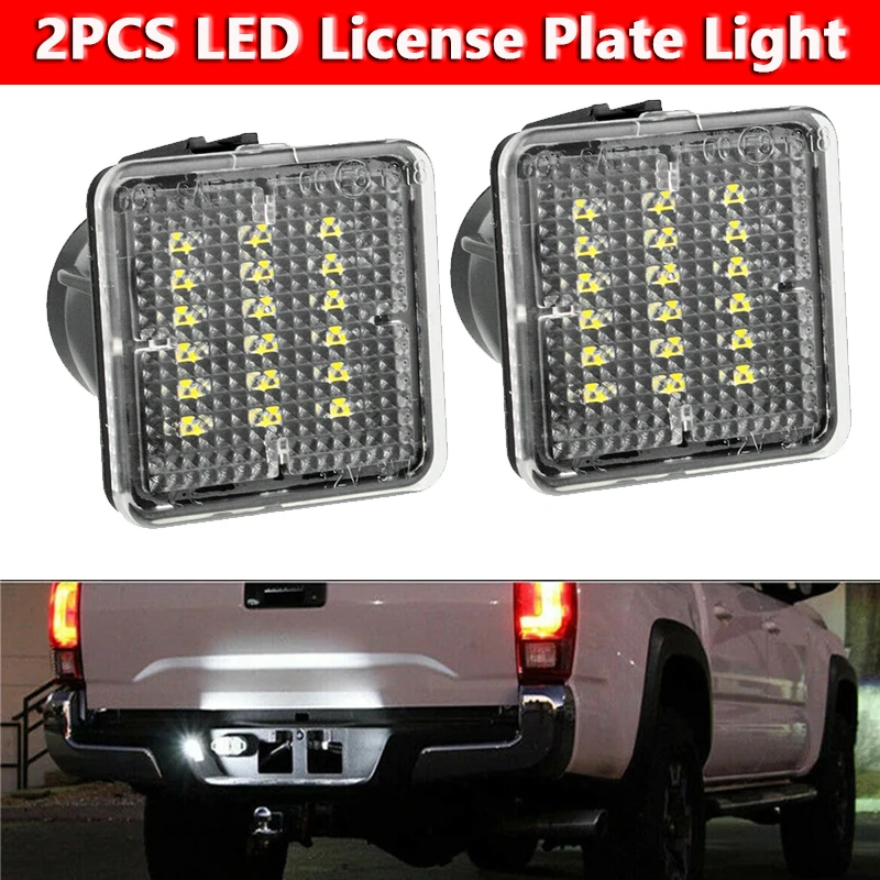 2pcs Car License Plate Light For Toyota Tacoma Tundra 14-19 LED License Plate Light Rear Bumper Tag License Tag Lamp Car Produt
2pcs Car License Plate Light For Toyota Tacoma Tundra 14-19 LED License Plate Light Rear Bumper Tag License Tag Lamp Car Produt