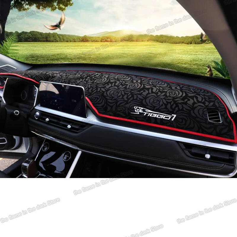 Нескользящий коврик для приборной панели автомобиля из полиэстера chery tiggo 7 pro 2020