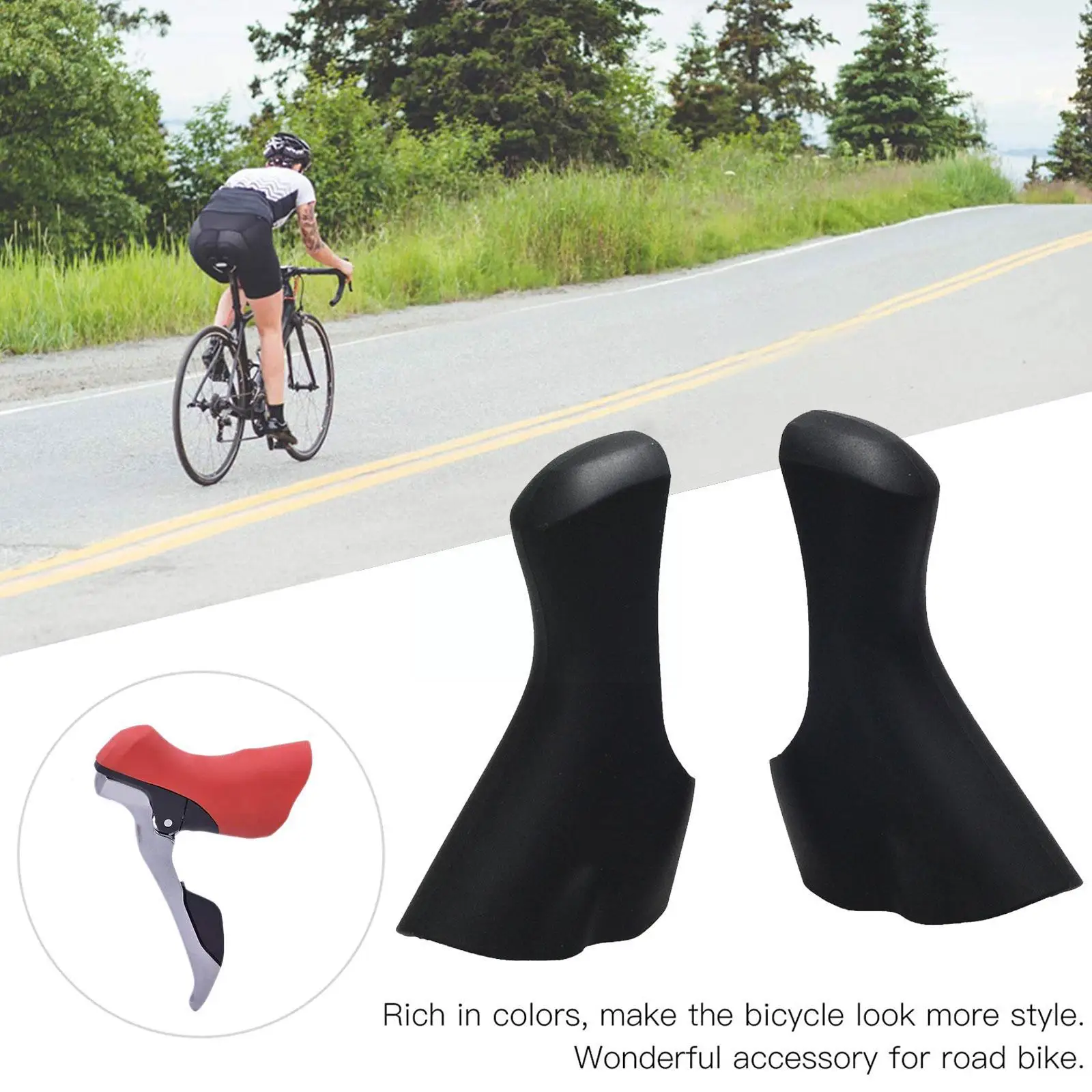 1 Pair Bike Brake Lever Covers For- St-6800/5800/4700 Shift Lever Bicycle Lever Outdoor Hoods Cover Control Bracket K6j0
1 Pair Bike Brake Lever Covers For- St-6800/5800/4700 Shift Lever Bicycle Lever Outdoor Hoods Cover Control Bracket K6j0
