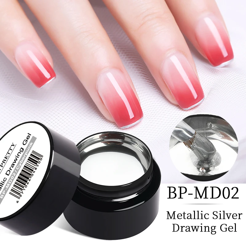 BORN PRETTY Silver Metallic Painting Gel Nail Polish Sparkling Glitter Nail Art Gel Varnish Mirror UV Gel Polish 5ml Manicure
BORN PRETTY Silver Metallic Painting Gel Nail Polish Sparkling Glitter Nail Art Gel Varnish Mirror UV Gel Polish 5ml Manicure