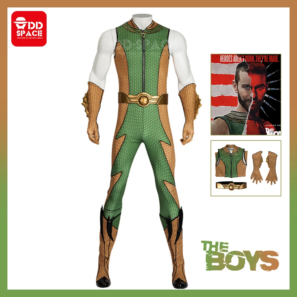 The Deep Cosplay Movie The Boys Cosplay Costume Superhero shoes Outfit Fancy Clothes Suit Custom Made Green Halloween suit
The Deep Cosplay Movie The Boys Cosplay Costume Superhero shoes Outfit Fancy Clothes Suit Custom Made Green Halloween suit
