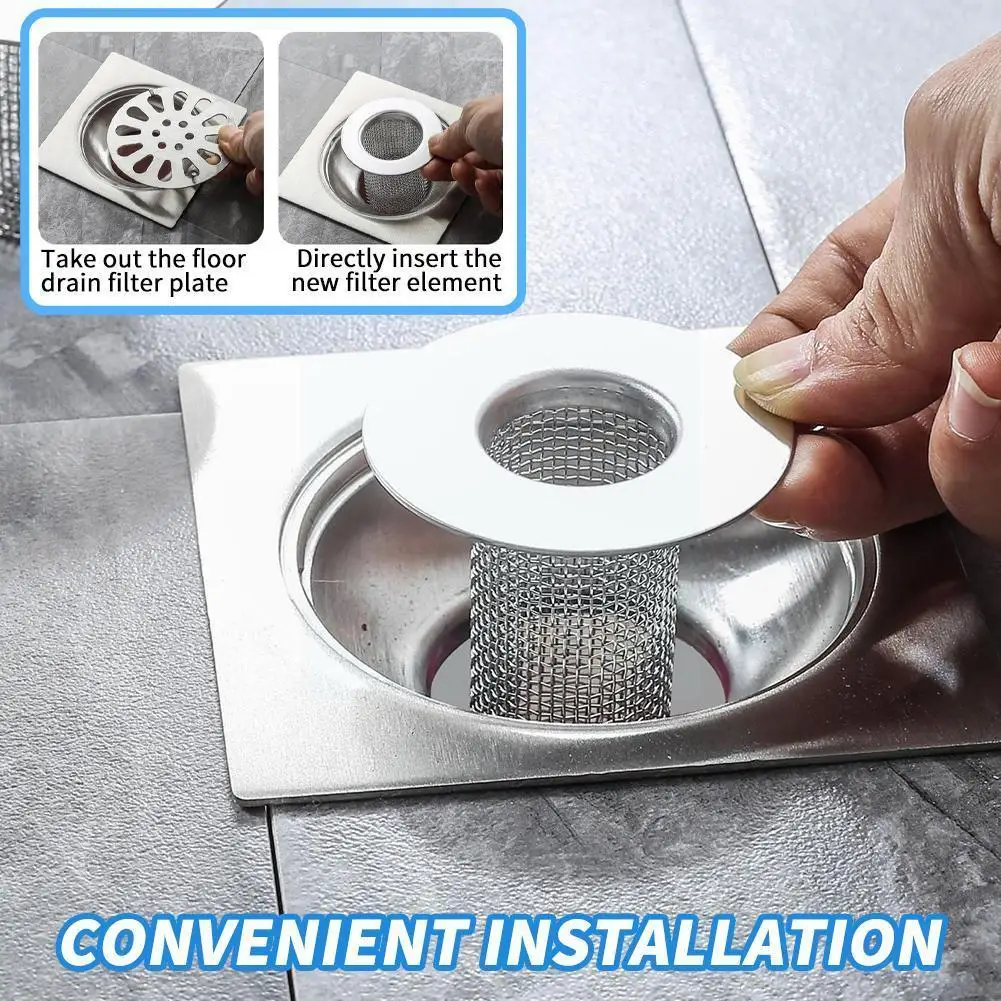 Multifunctional Steel Floor Drain Filter Mesh Basket Trap Kitchen Bathroom Sink Anti-clog Slag Filter Strainer Hair Z3k8
Multifunctional Steel Floor Drain Filter Mesh Basket Trap Kitchen Bathroom Sink Anti-clog Slag Filter Strainer Hair Z3k8