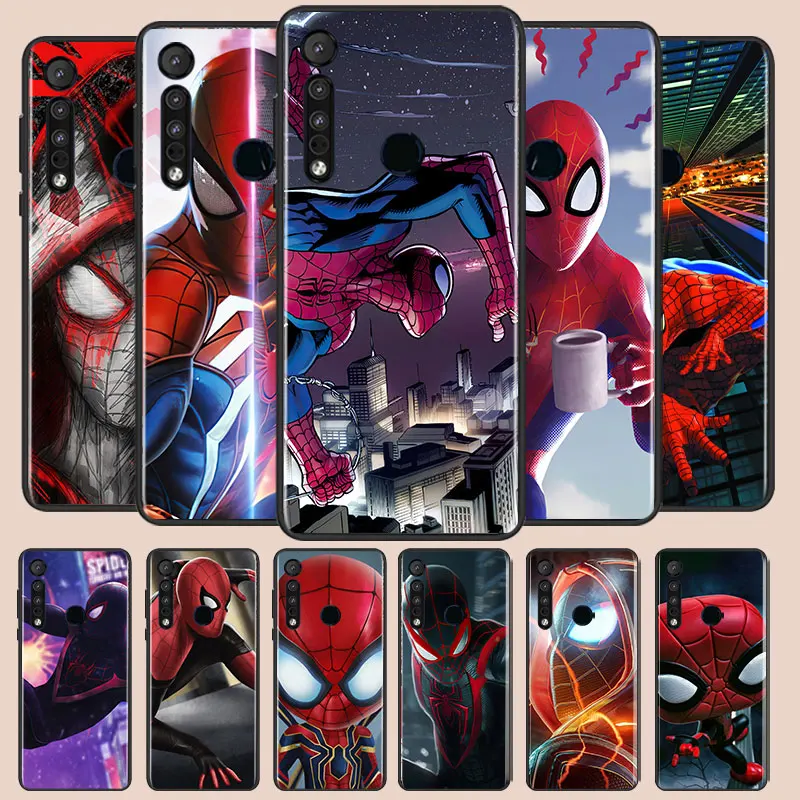 Spiderman Marvel Phone Case For Motorola E6 E7 One Marco G8 Play Plus G Stylus One Hyper Lite Plus G9 Black luxury Silicone Back
Spiderman Marvel Phone Case For Motorola E6 E7 One Marco G8 Play Plus G Stylus One Hyper Lite Plus G9 Black luxury Silicone Back