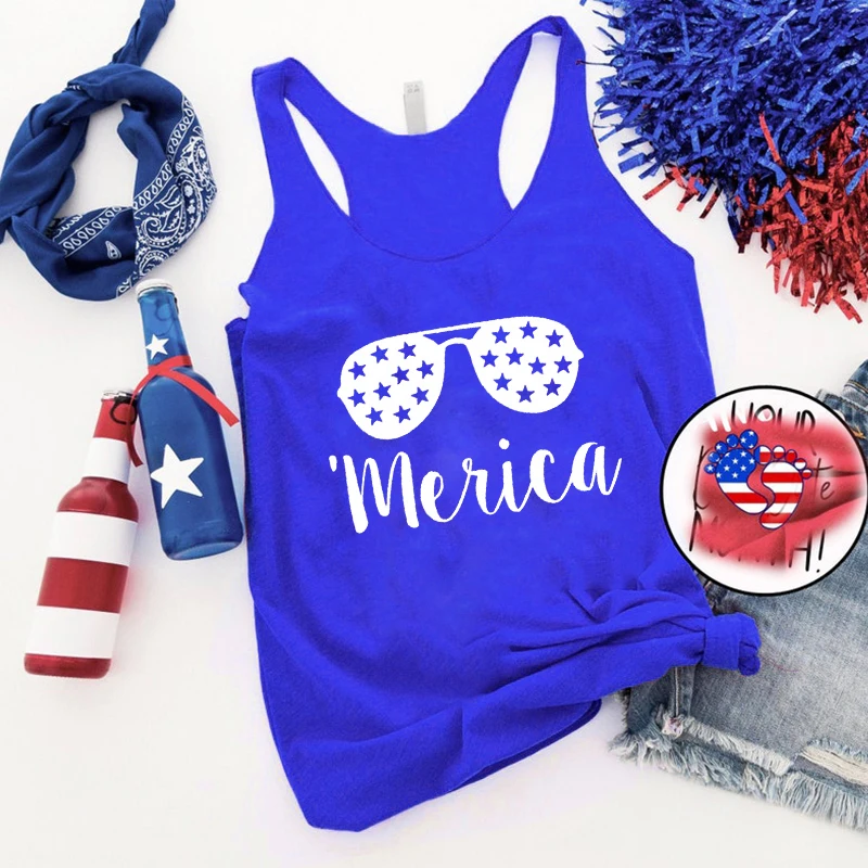 America Tank Top 4th of July Women's Tank Top America Classic Clothing for Women Cartoon Patriotic Gym Tank Top Women M
America Tank Top 4th of July Women's Tank Top America Classic Clothing for Women Cartoon Patriotic Gym Tank Top Women M