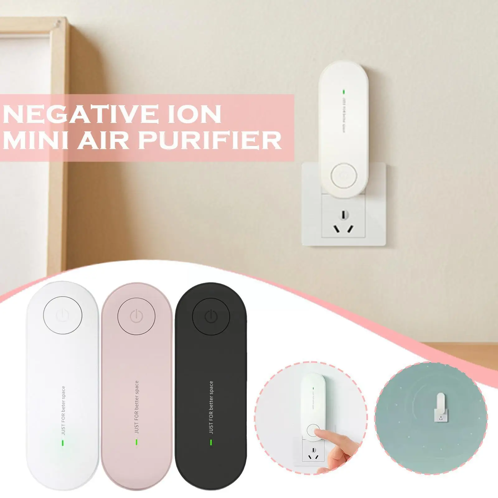 Mini Multifunctional Negative Ion Air Purifier Silent Portable Socket Odor Deodorizer For Office Home Purification Air Fres E5f8
Mini Multifunctional Negative Ion Air Purifier Silent Portable Socket Odor Deodorizer For Office Home Purification Air Fres E5f8