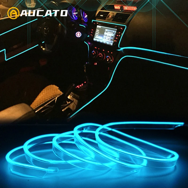 LED Car Interior Decorative Lamps Strips USB Atmosphere Lamp Cold Light Decorative Dashboard Console Auto LED Ambient Lights
LED Car Interior Decorative Lamps Strips USB Atmosphere Lamp Cold Light Decorative Dashboard Console Auto LED Ambient Lights