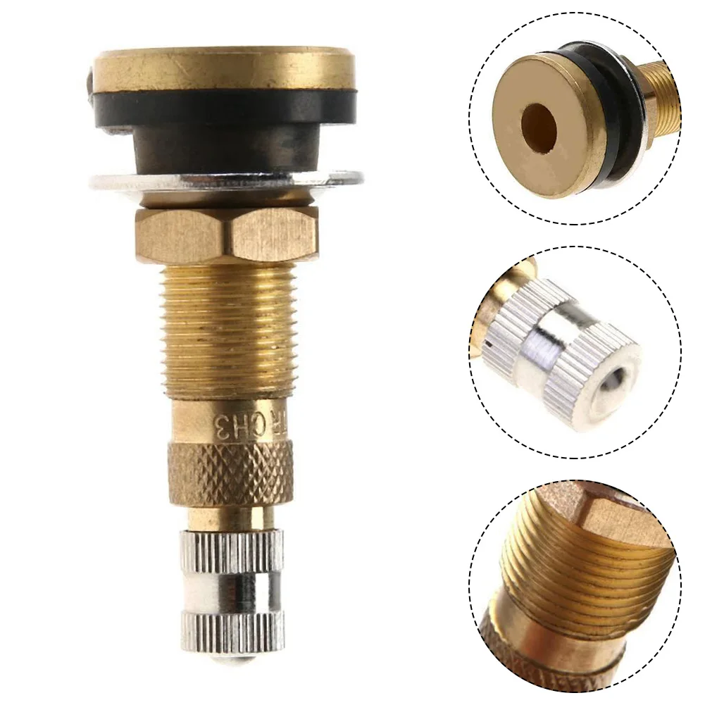 TR618A Brass Air Water Tubeless Tire Valve Stem For Agricultural Tractor Car Accessory 55 X 25 X 25mm
TR618A Brass Air Water Tubeless Tire Valve Stem For Agricultural Tractor Car Accessory 55 X 25 X 25mm