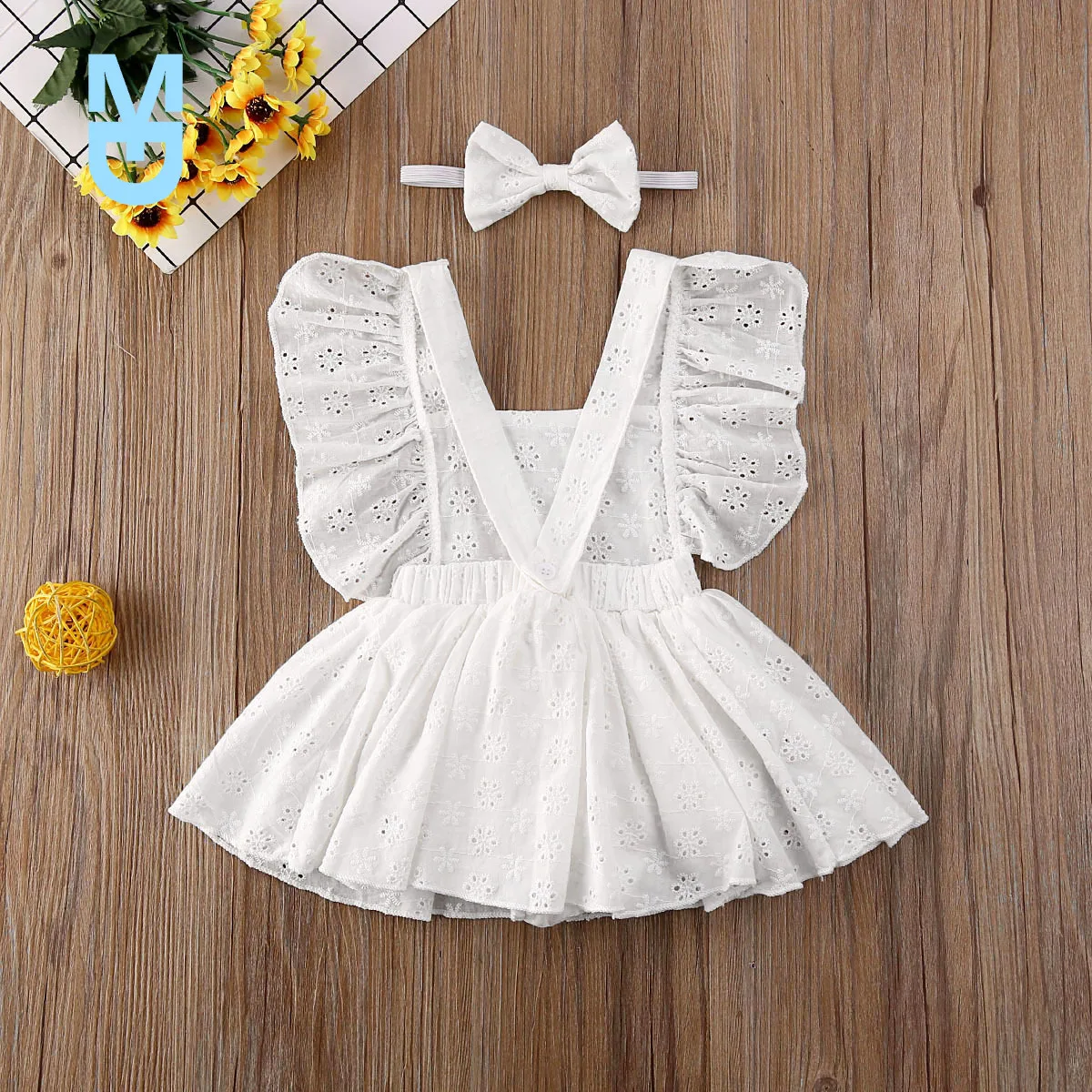 New Newborn Baby Girl Clothes Solid Color Sleeveless Flower Ruffle Romper Dress Headband 2Pcs Outfits Cotton Clothes Set
New Newborn Baby Girl Clothes Solid Color Sleeveless Flower Ruffle Romper Dress Headband 2Pcs Outfits Cotton Clothes Set