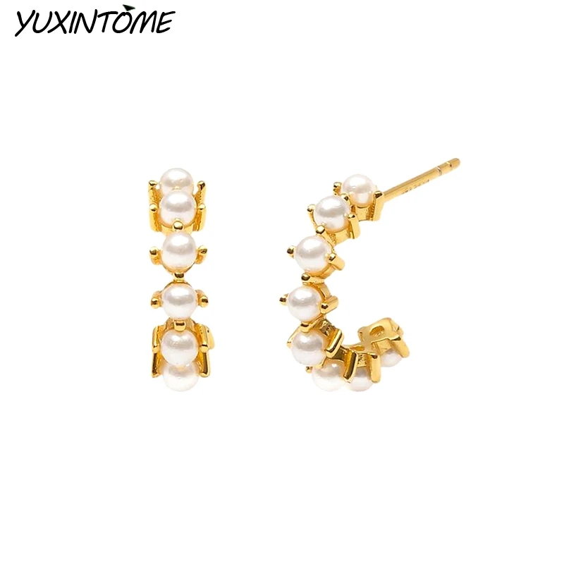 925 Sterling Silver Needle Elegant Pearl Earrings 2022 New Fashion Jewelry Party Sweet Accessories for Woman Girls Gift 
925 Sterling Silver Needle Elegant Pearl Earrings 2022 New Fashion Jewelry Party Sweet Accessories for Woman Girls Gift