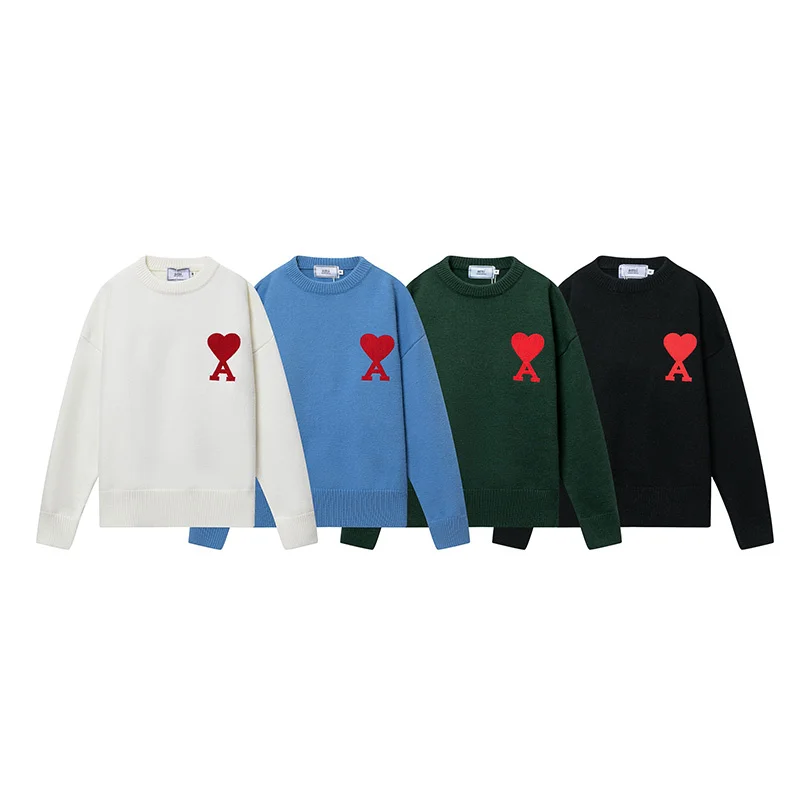 Autumn Fashion AMI Embroidered Red Love Hoodie Pure Color Casual Hoodie For Men And Women, Simple Brand Sweatshirts Sweaters
Autumn Fashion AMI Embroidered Red Love Hoodie Pure Color Casual Hoodie For Men And Women, Simple Brand Sweatshirts Sweaters