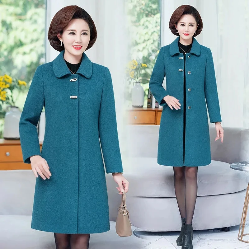 Woolen Coat Womens 2022 Spring Autumn New Korean Fashion Loose Casual Wool Jacket Plus Size Middle-aged Mothers Trench Coat
Woolen Coat Womens 2022 Spring Autumn New Korean Fashion Loose Casual Wool Jacket Plus Size Middle-aged Mothers Trench Coat