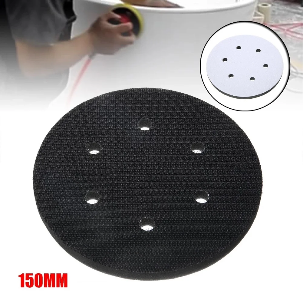 1pc 6inch 150mm 6 Hole Soft Interface Pad Hook And Loop Sanding Disc Buffer Sponge Interface Cushion Pad For Backing Pad
1pc 6inch 150mm 6 Hole Soft Interface Pad Hook And Loop Sanding Disc Buffer Sponge Interface Cushion Pad For Backing Pad