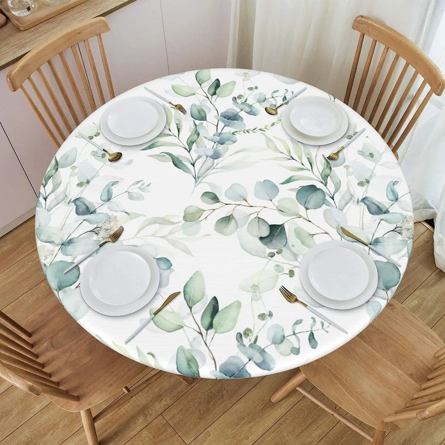 Watercolor Green Leaf Round Table Cloth Elastic Edge Fitted Table Cover Leaves Waterproof Tablecloths for Dining Table Decoratio
Watercolor Green Leaf Round Table Cloth Elastic Edge Fitted Table Cover Leaves Waterproof Tablecloths for Dining Table Decoratio