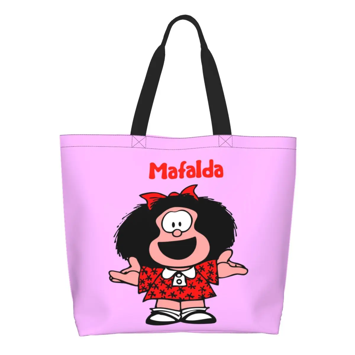 Fashion Printing Classic Comic Mafalda Tote Shopping Bags Durable Canvas Shoulder Shopper Quino Cartoon Handbag
Fashion Printing Classic Comic Mafalda Tote Shopping Bags Durable Canvas Shoulder Shopper Quino Cartoon Handbag