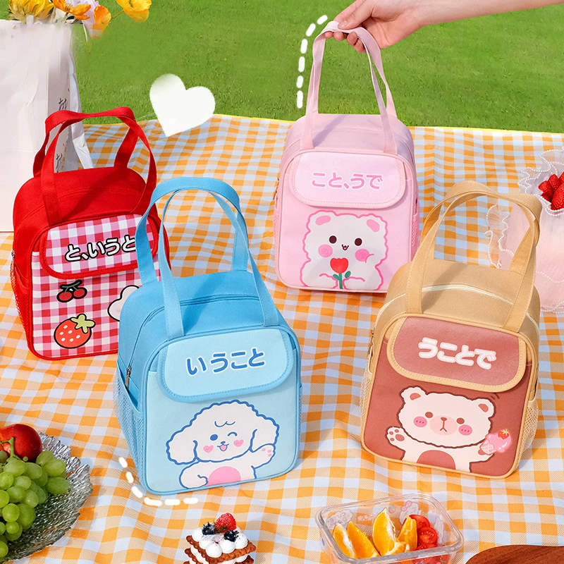 Cartoon Lunch Bag Women Cute Bear Picnic Travel Thermal Breakfast Box Girls School Child Convenient Lunch Box Tote Food Bags
Cartoon Lunch Bag Women Cute Bear Picnic Travel Thermal Breakfast Box Girls School Child Convenient Lunch Box Tote Food Bags