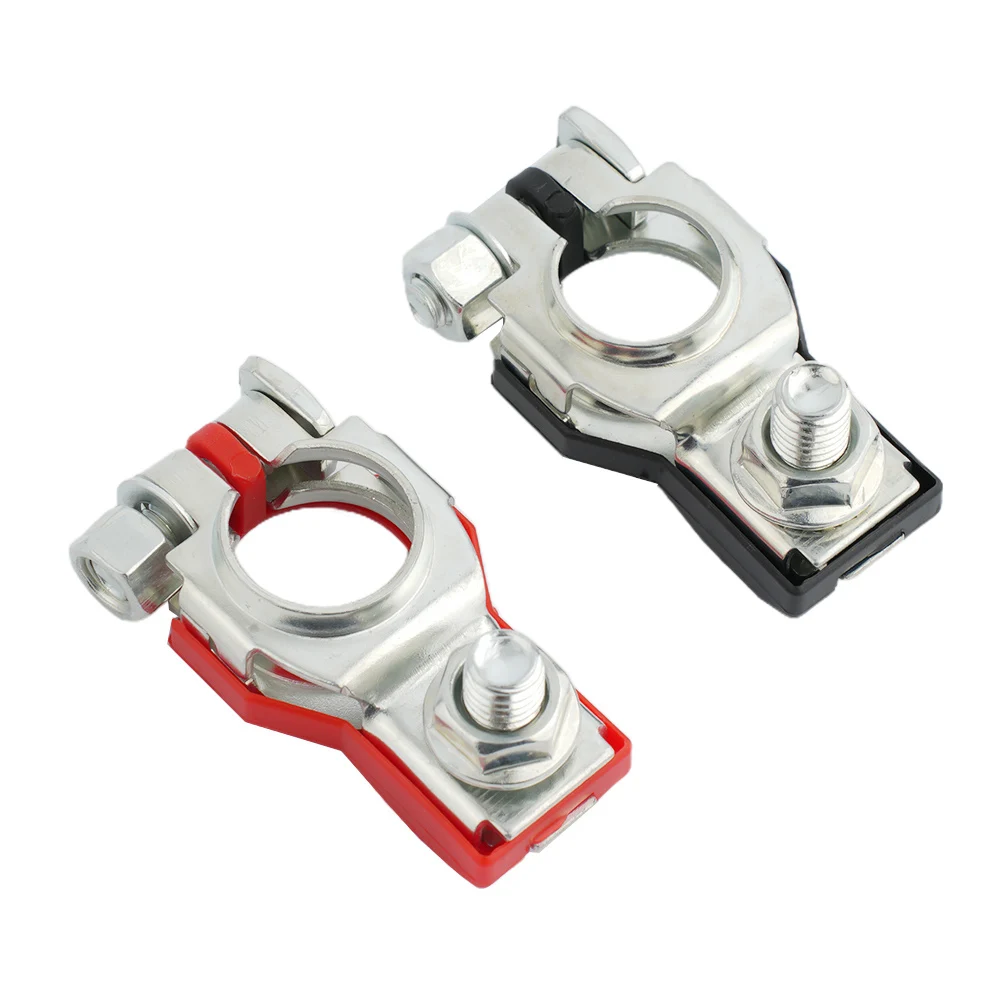 Automotive Battery Terminal Positive + Negative Universal Heavy Duty Motorcycle 2Pcs/Set For Caravan For12V 24V
Automotive Battery Terminal Positive + Negative Universal Heavy Duty Motorcycle 2Pcs/Set For Caravan For12V 24V