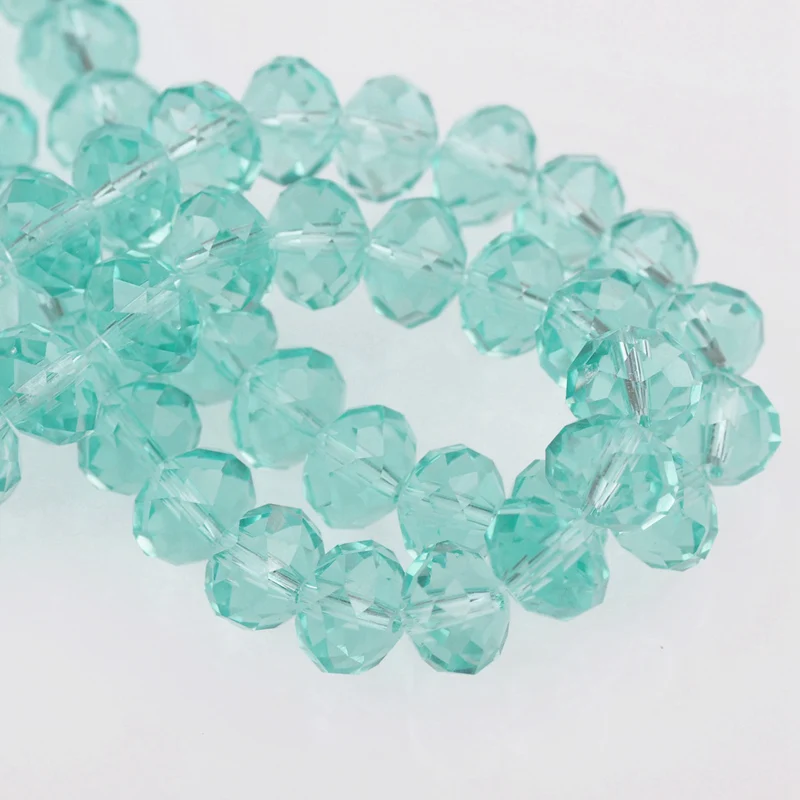 Rondelle Faceted Czech Crystal Glass Light Lake Blue Color 3mm 4mm 6mm 8/10/12mm 16mm Loose Spacer Beads for Jewelry Making DIY
Rondelle Faceted Czech Crystal Glass Light Lake Blue Color 3mm 4mm 6mm 8/10/12mm 16mm Loose Spacer Beads for Jewelry Making DIY