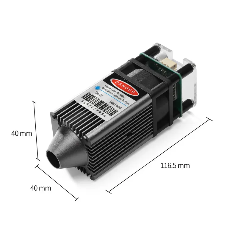 

450nm 40W Laser Module Kit Head Replacement For Engraving And Cutting Machine Tools