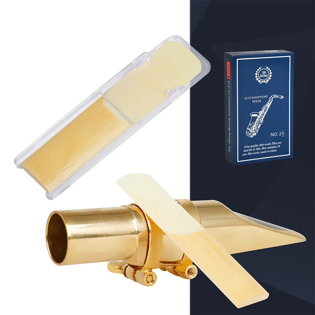 Hot Sale Brand New Alto Saxophone Reeds 10pcs/Pack Accessories Alto Sax Reeds For Jazz Performers Free-Blowing
Hot Sale Brand New Alto Saxophone Reeds 10pcs/Pack Accessories Alto Sax Reeds For Jazz Performers Free-Blowing